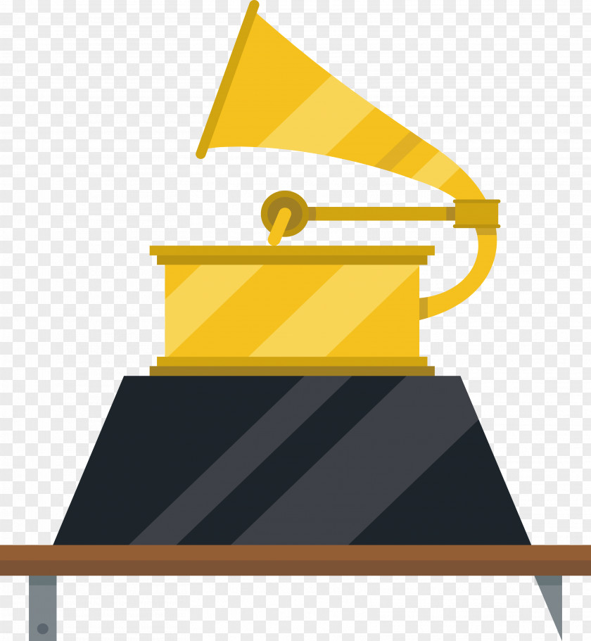 Golden Speaker Player Trophy Yellow Illustration PNG