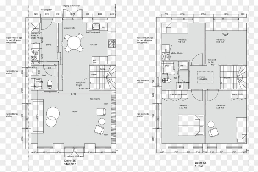 Inovation Floor Plan Vinge Terraced House Home Frederikssund Architecture PNG