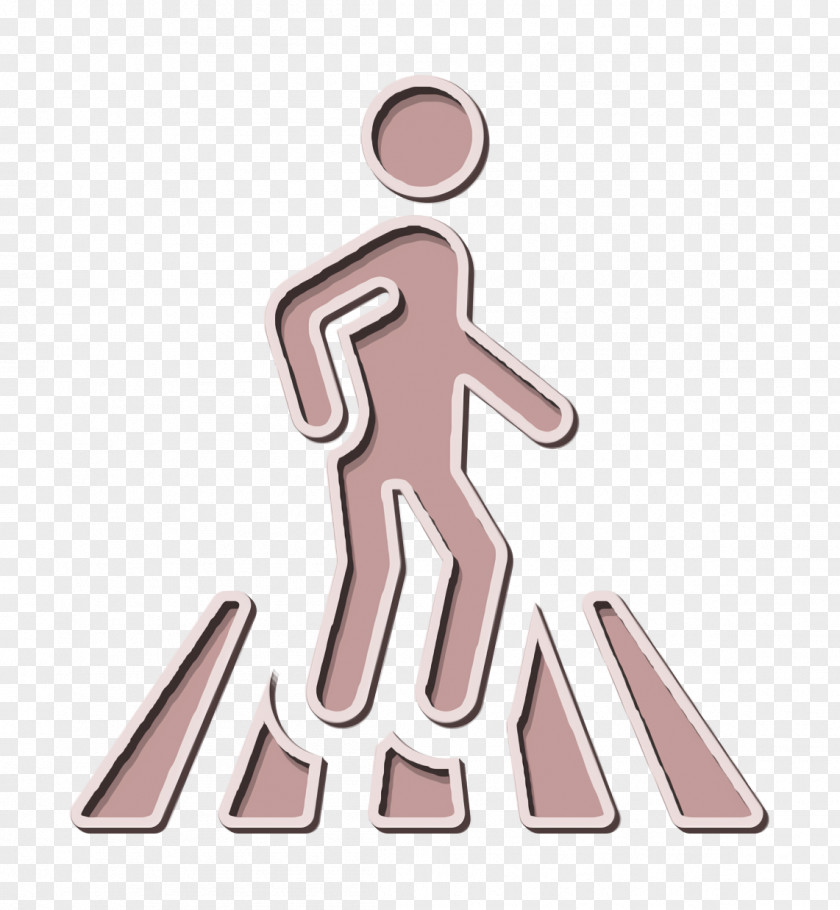Public Spaces Signals Icon Pedestrian Crossing PNG