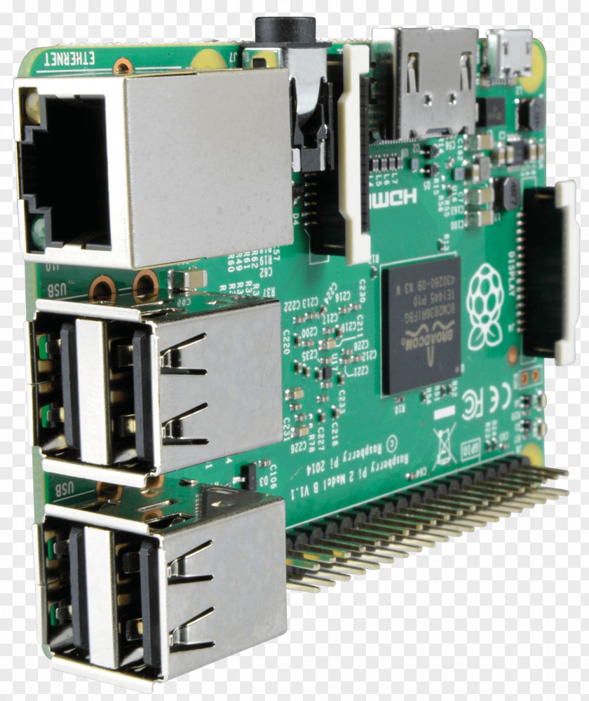 Raspberry Electronics Pi Microcontroller Single-board Computer TV Tuner Cards & Adapters PNG