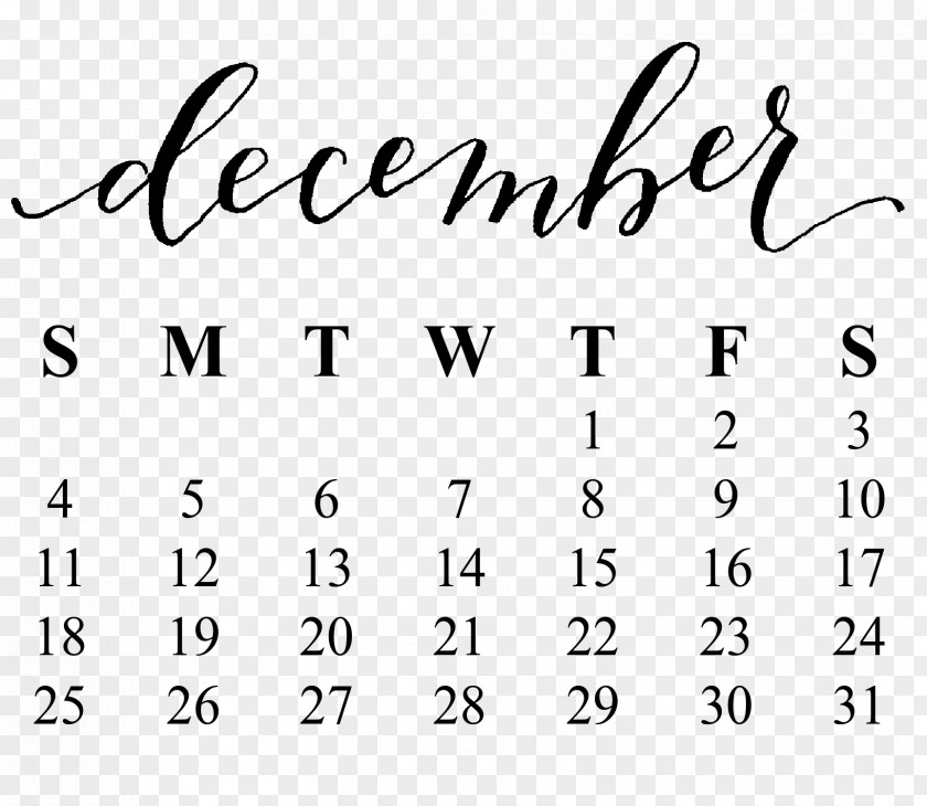December 12 Calendar 0 Photography PNG