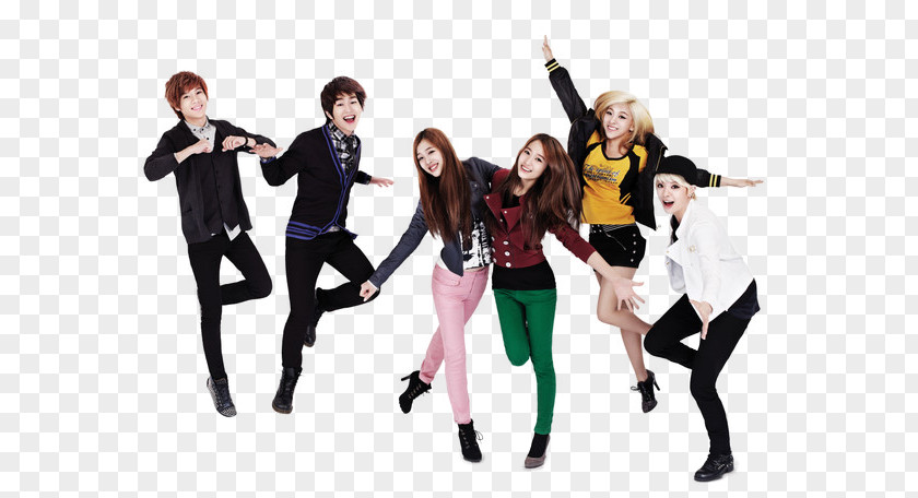 Group Dance F(x) SHINee K-pop Art PNG