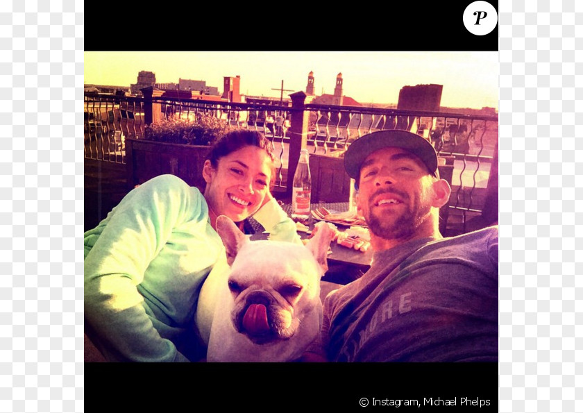 Michael Phelps Nicole Johnson Poster Selfie PNG