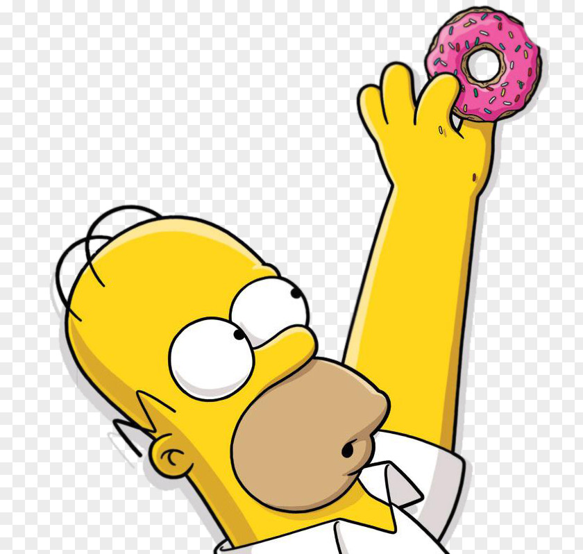 Simpsons Homer Simpson Bart Donuts PNG