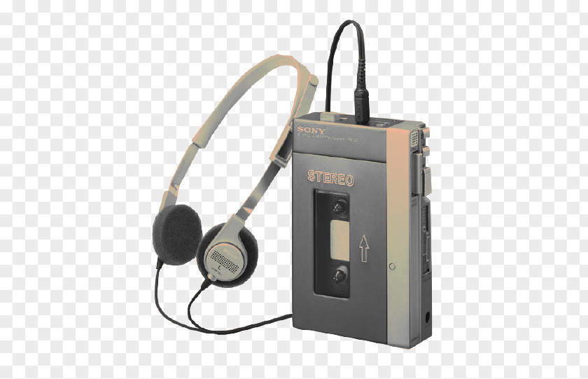 Sony Walkman Compact Cassette Deck Portable Audio Player PNG