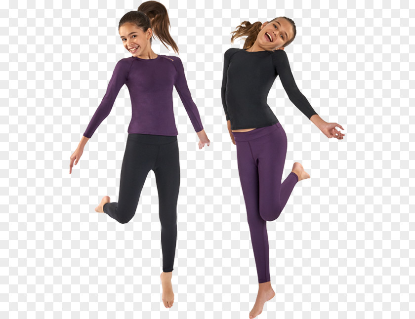 Kids Jumping In Puddle Leggings Sleeve T-shirt Compression Garment Clothing PNG