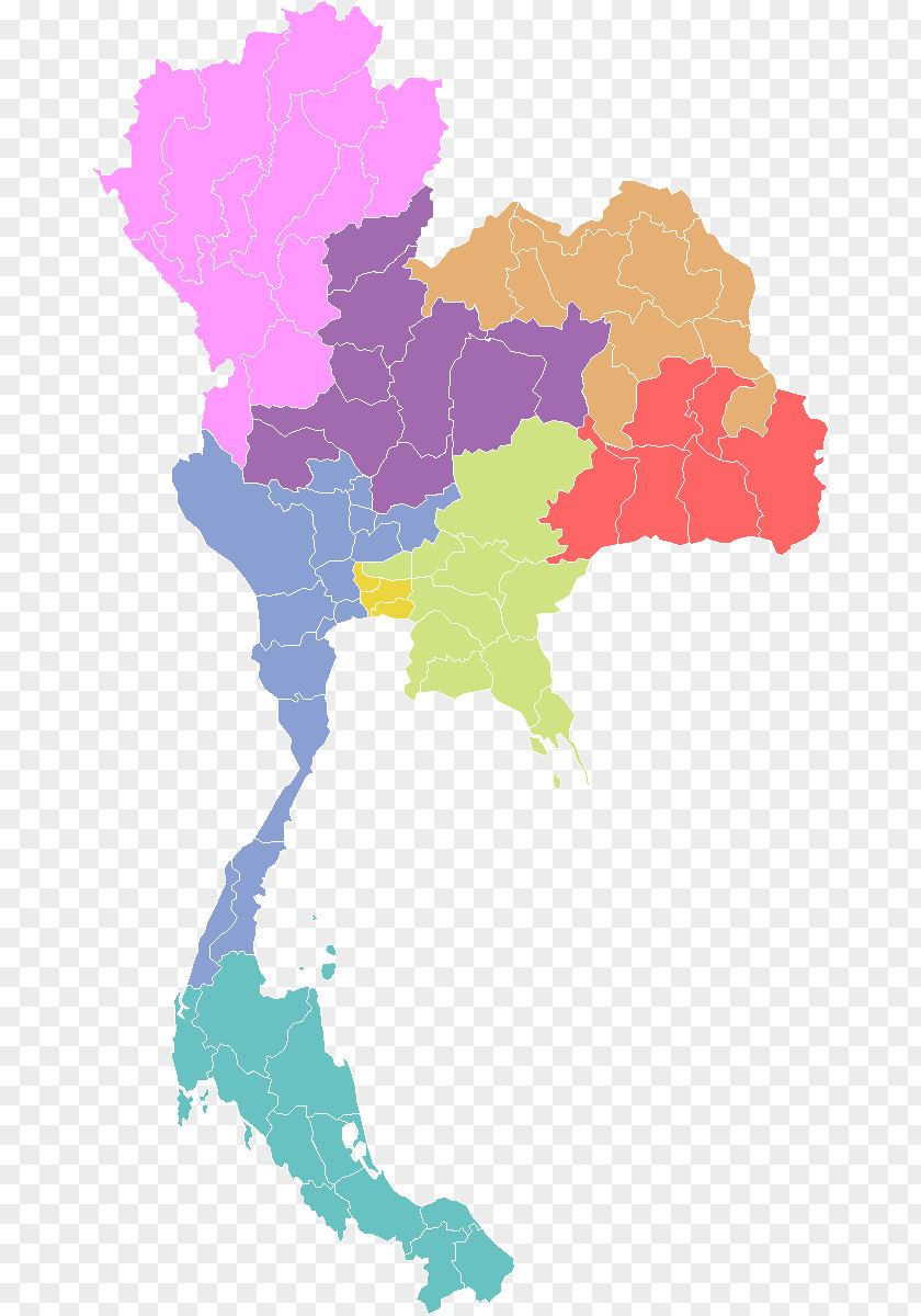 Map Thailand World Blank PNG