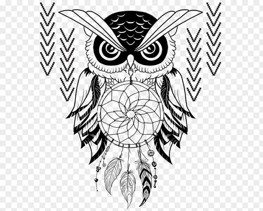 Owl Dreamcatcher Clothing PNG