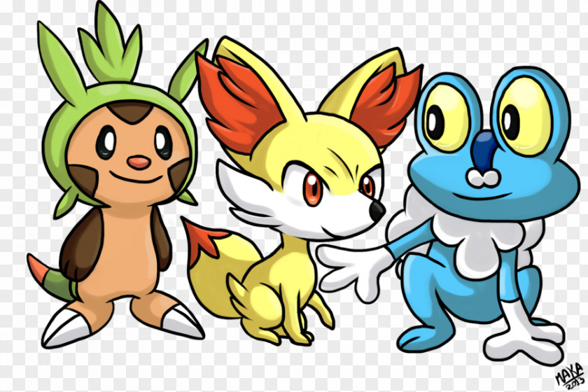 Pokémon X And Y Chespin Froakie Fennekin PNG