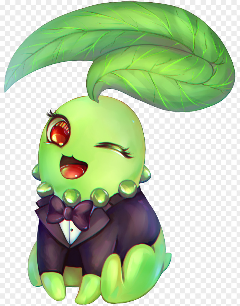 Pokemon Pokémon Chikorita Fan Art Digital PNG