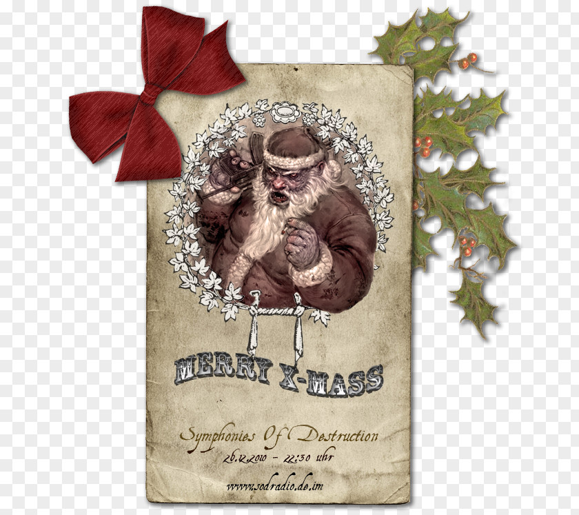 Santa Claus Christmas Ornament Greeting & Note Cards PNG