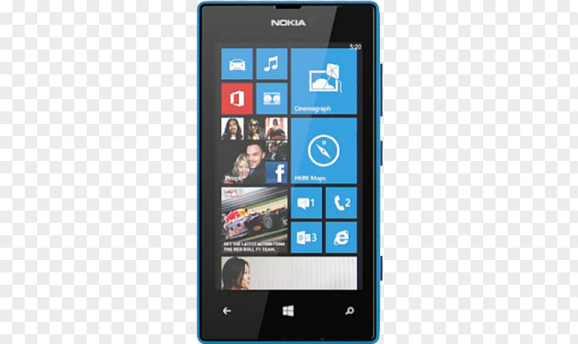 Smartphone Nokia Lumia 520 920 610 Windows Phone 8 PNG