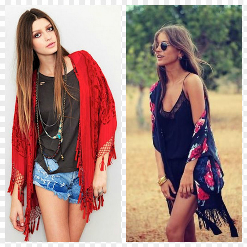 Dress Outerwear Boho-chic Kimono Fashion PNG