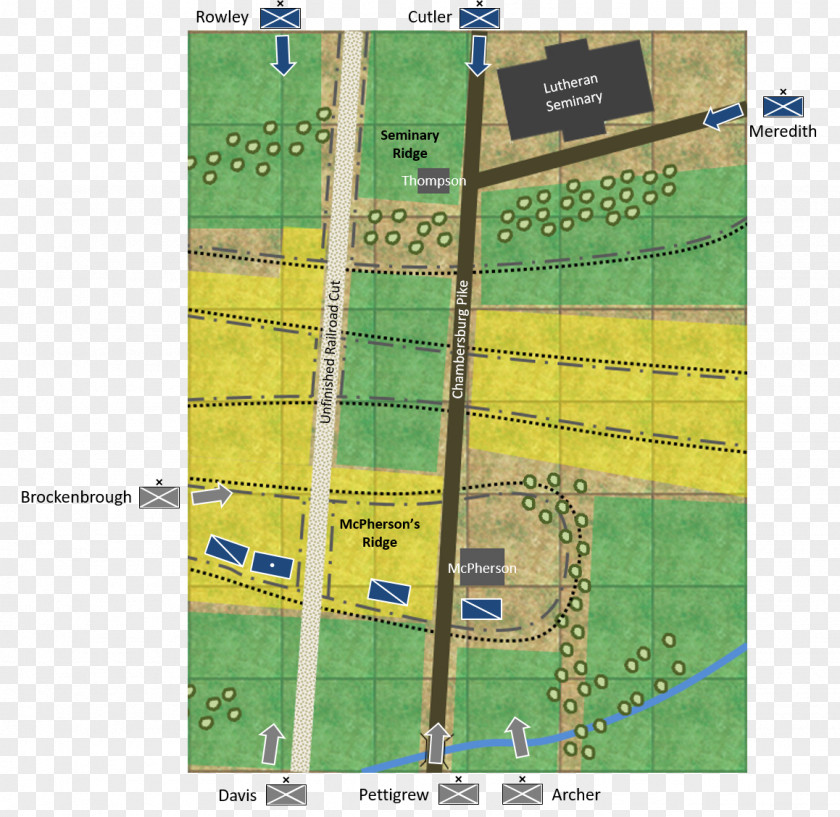 Map McPherson Ridge Land Lot Buford PNG