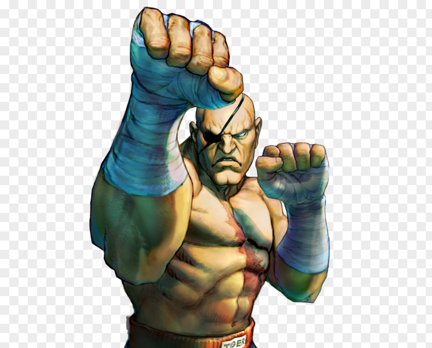 Sagat Super Street Fighter IV V II: The World Warrior PNG