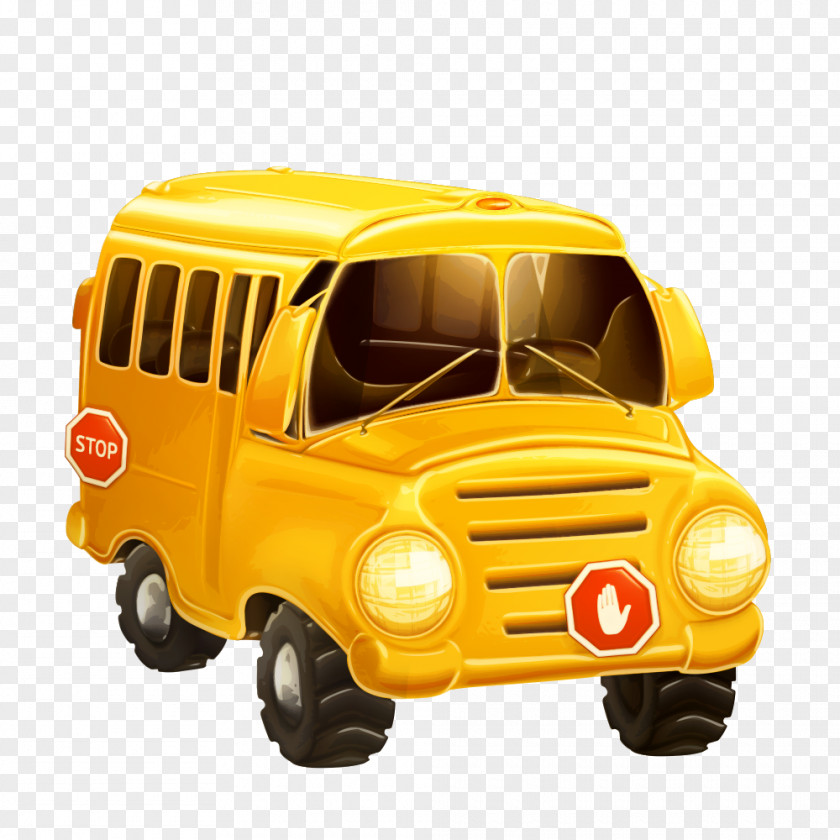 School Bus Cartoon Clip Art PNG