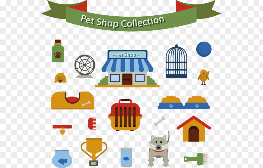 Vector Painted Pet Tag Clip Art PNG