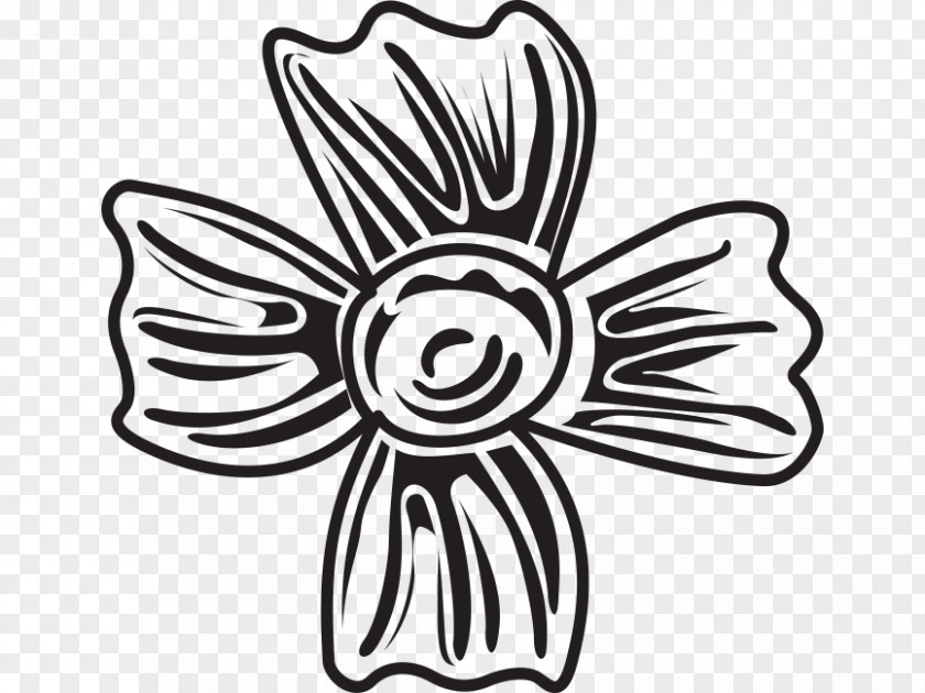 Blackandwhite Plant Flowers Background PNG