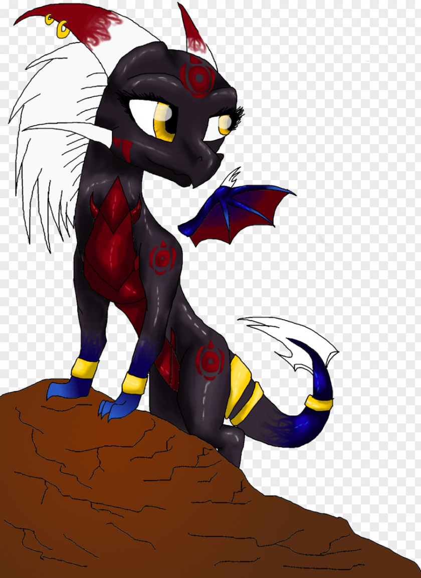 Cat Horse Cartoon Demon PNG