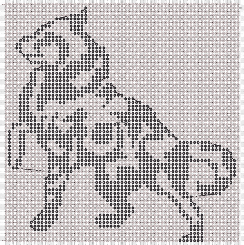 Friendship Bracelet Pattern Cross-stitch /m/02csf Drawing Canidae Angle PNG