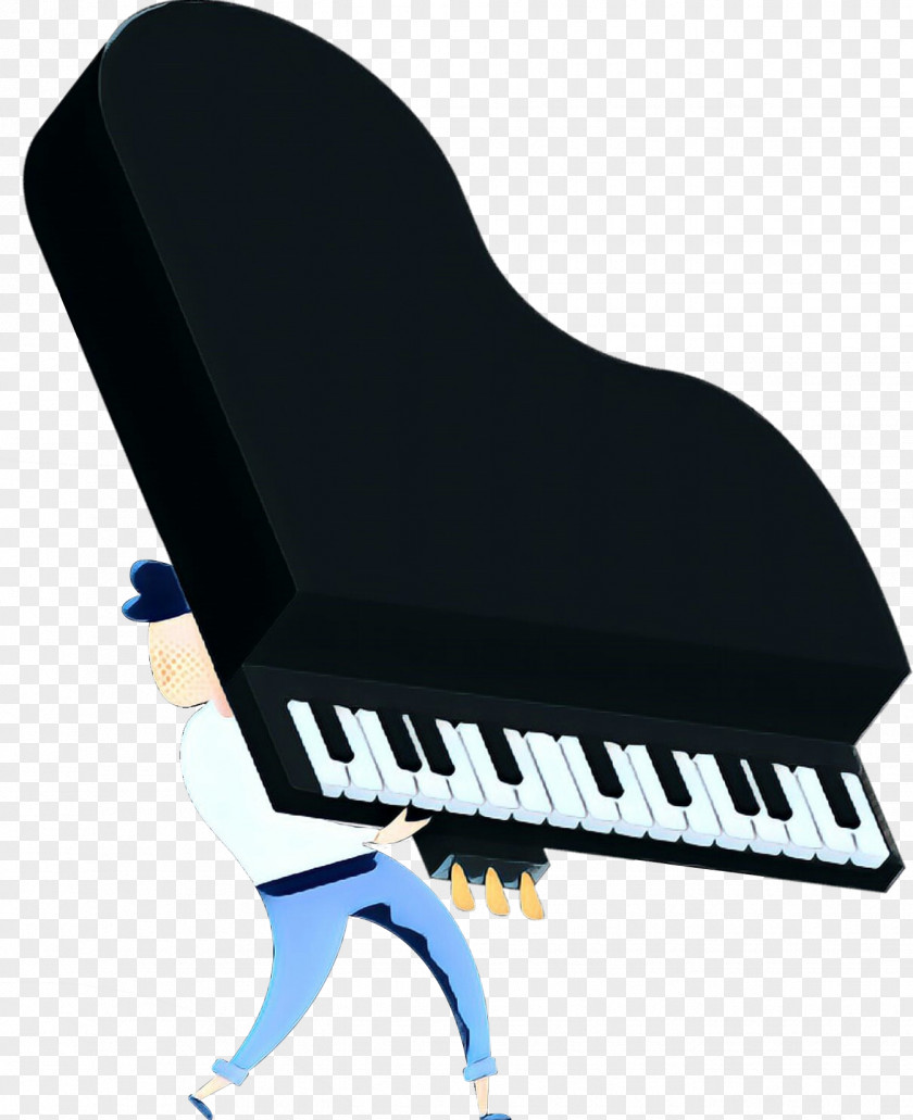 Input Device Pianist Retro Background PNG