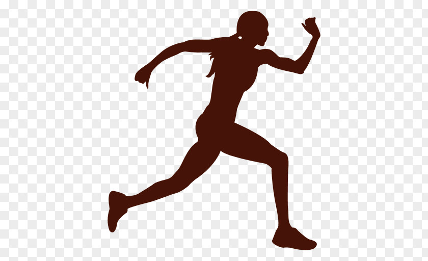 Run Athlete Silhouette Running PNG