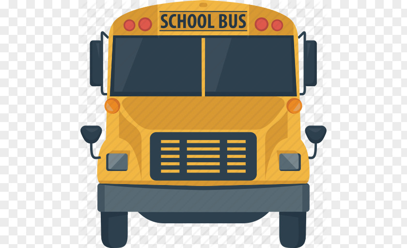 School Bus Public Transport Icon PNG