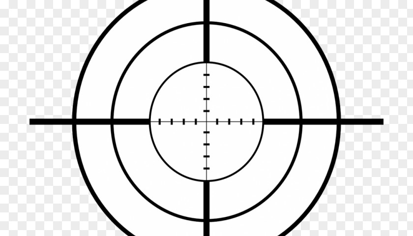 Target Field Clip Art Reticle Vector Graphics Telescopic Sight PNG