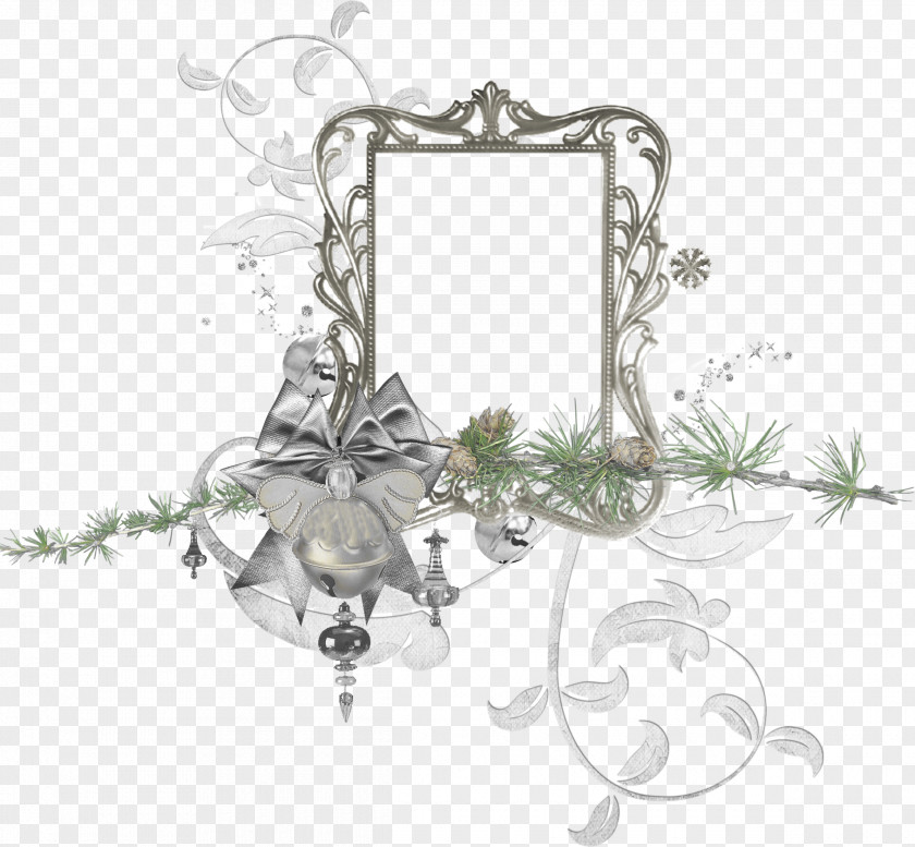 White Frame Christmas Photography Picture Frames Clip Art PNG