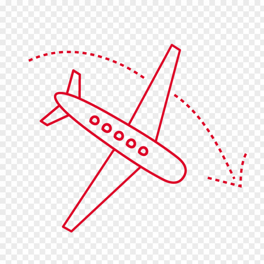 Airplane Line Point Angle Clip Art PNG