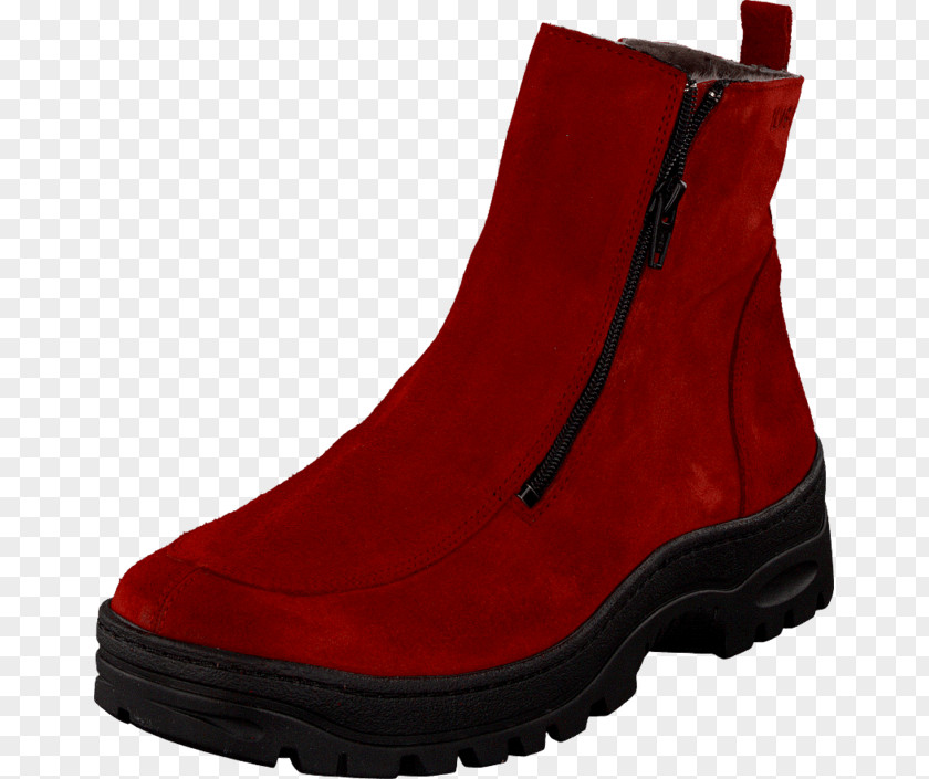 Boot Snow Red Shoe Suede PNG
