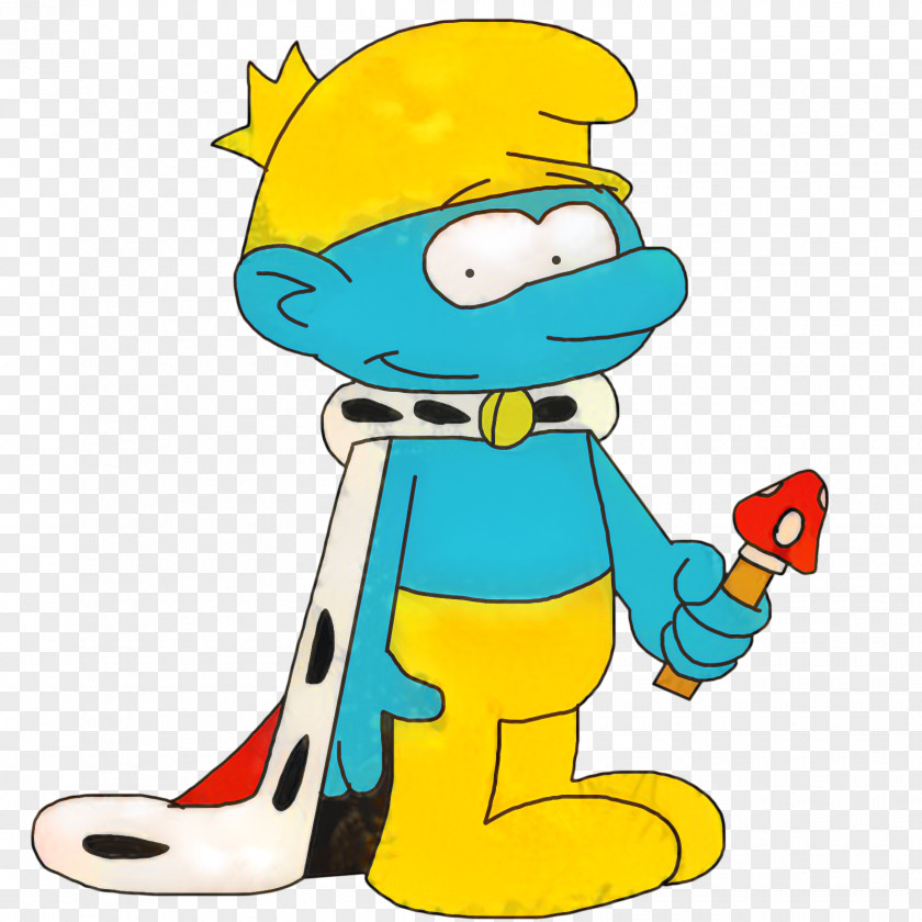 Construction Worker Cartoon King Smurf PNG