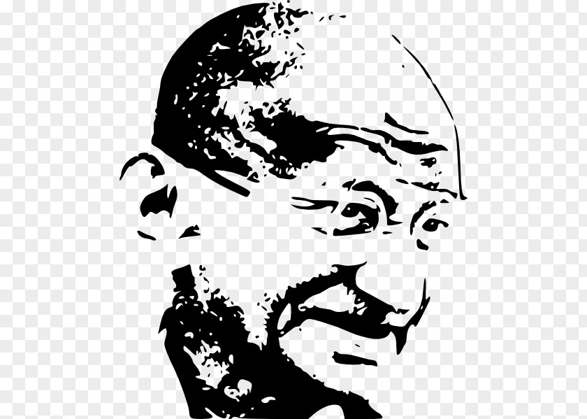 Gandhi/ Gandhi Dandi Clip Art PNG