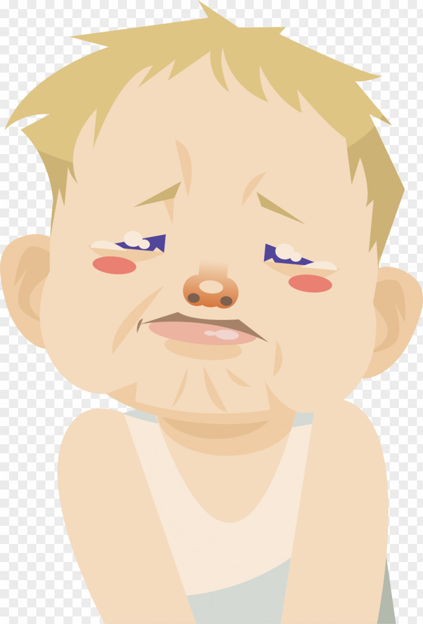Lost Children Facial Expression Illustration PNG
