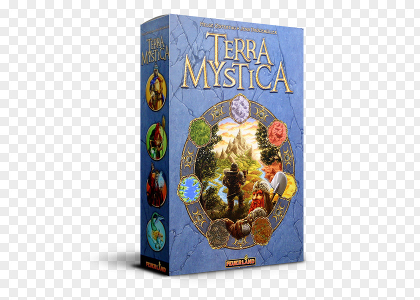Terra Mystica Agricola Coloretto Board Game PNG