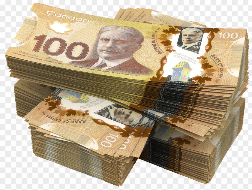 Canada Banknotes Of The Canadian Dollar Money PNG