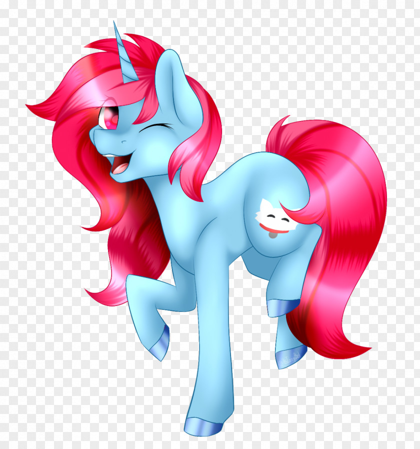 Little Pony Unicorn Animated Cartoon Illustration Pink M Figurine PNG