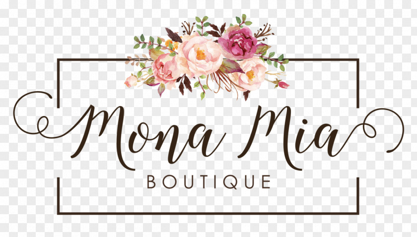 Items On Sale Floral Design Brand Flower Bouquet Logo PNG