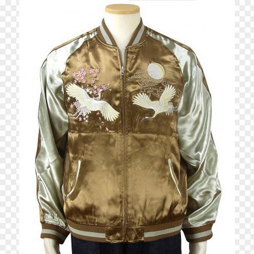 Japanese Crane Jacket PNG