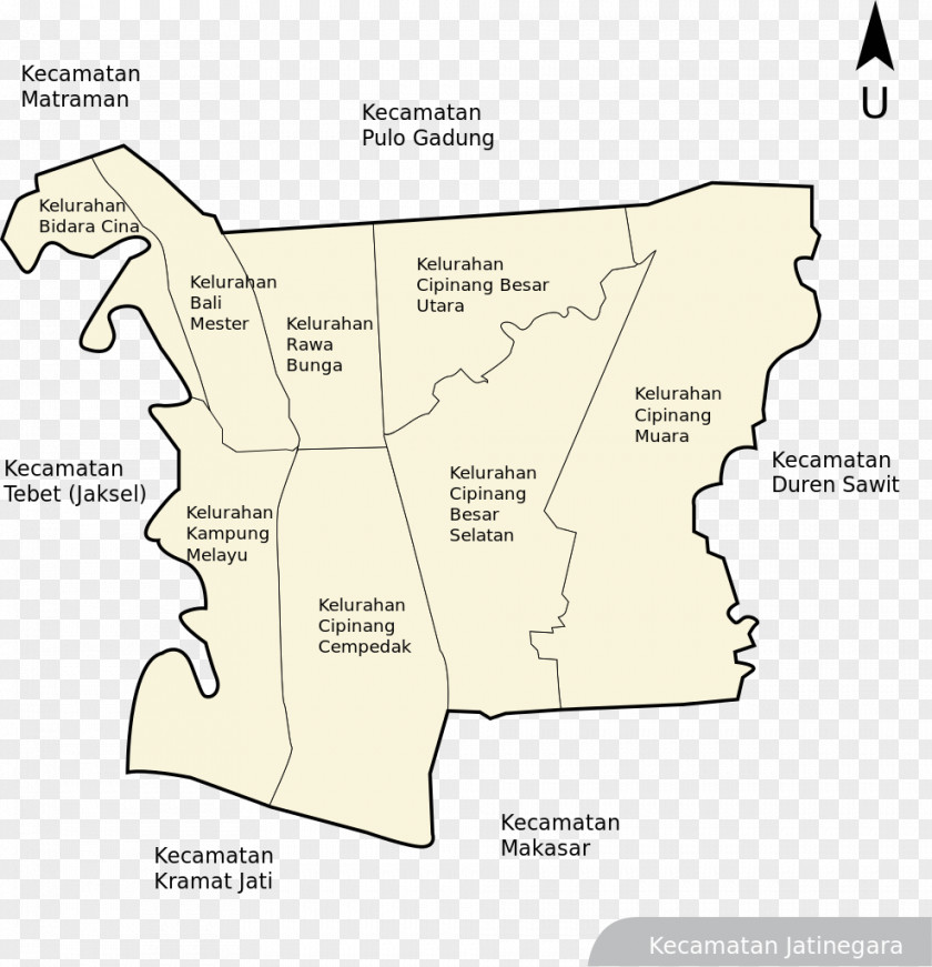 Negara Jatinegara Matraman Pulo Gadung Pasar Rebo Cakung PNG
