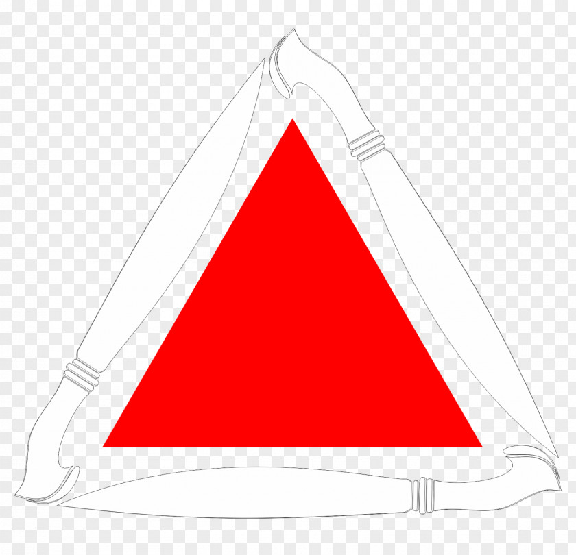 Pencak Silat Triangle RED.M Clip Art PNG