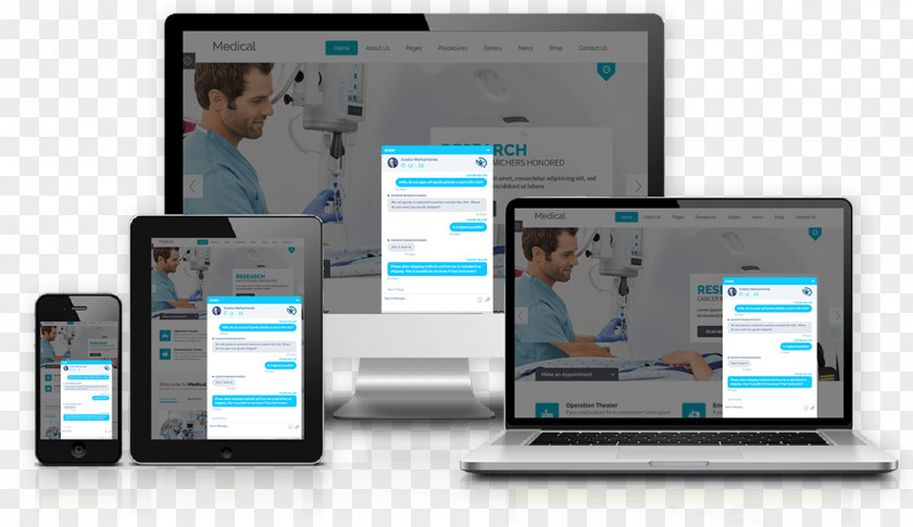 Business Responsive Web Design Handheld Devices PNG