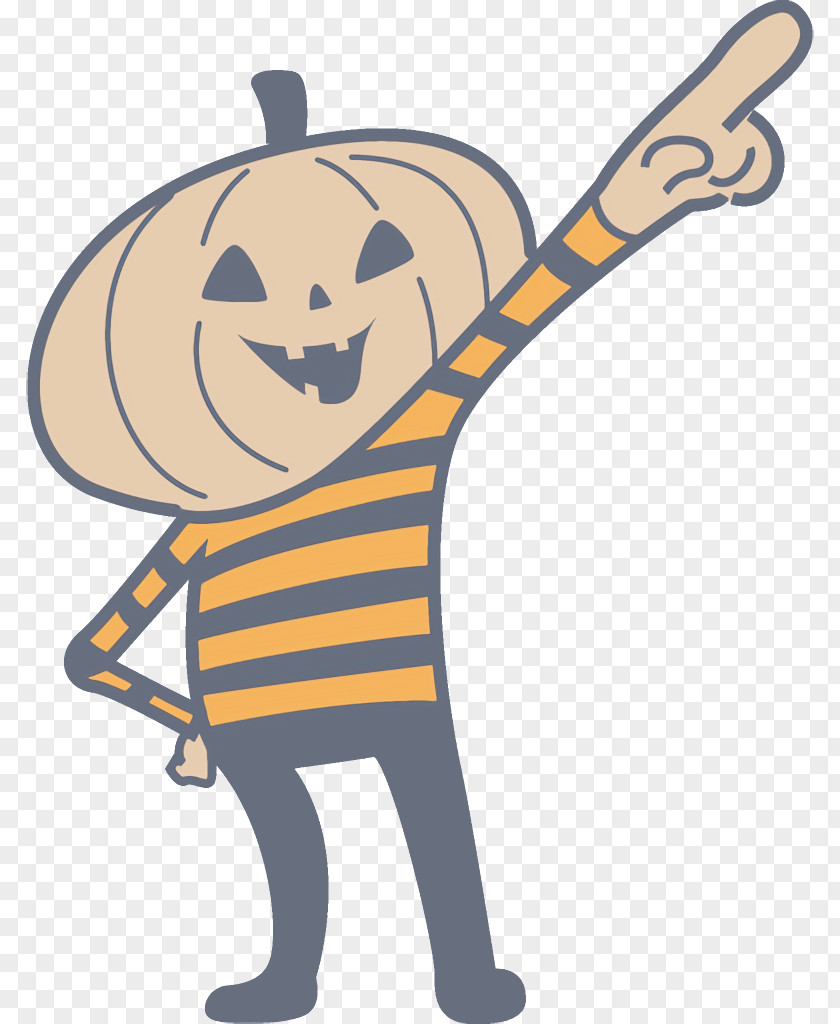 Cartoon Pumpkin Carving Jack-o-Lantern Halloween PNG