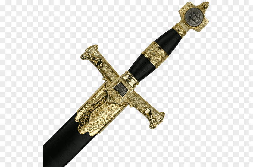 King SOLOMON Sabre Dagger Weapon Scabbard Blade PNG