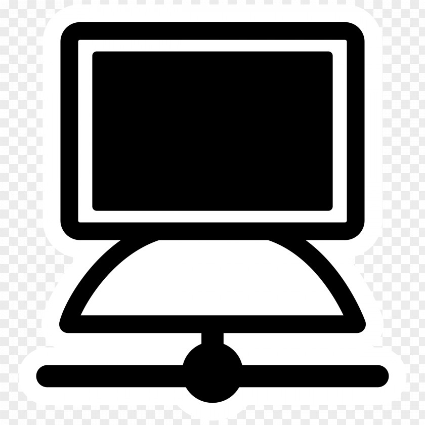 Mono Computer Terminal Emulator Clip Art PNG