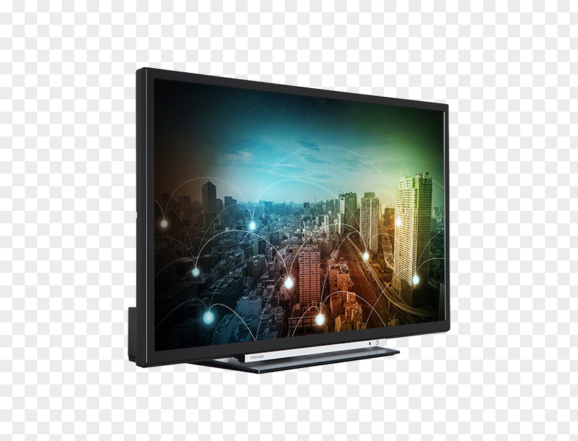 Toshiba High-definition Television TV LED-backlit LCD 24D3763DA 61cm 24