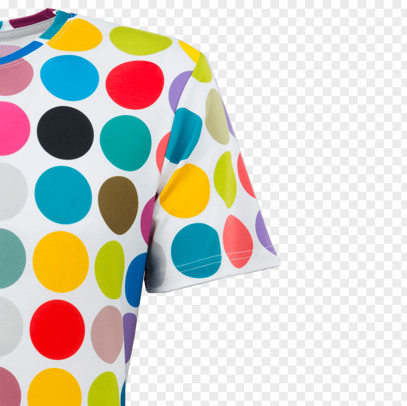 Tshirt T-shirt Clothing Polka Dot Textile Product PNG