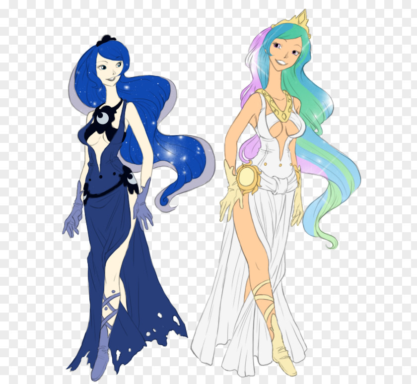 Human Form Princess Luna Celestia Twilight Sparkle Disney PNG