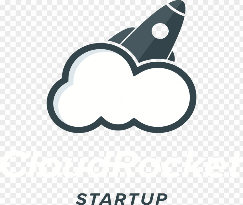 The Rocket On Cloud Logo Computing PNG