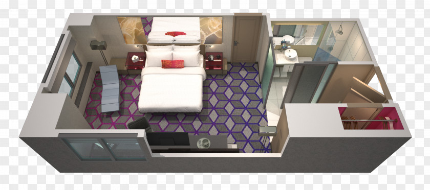 Times Square Hotel Room Furniture Theater DistrictCorner W New York PNG